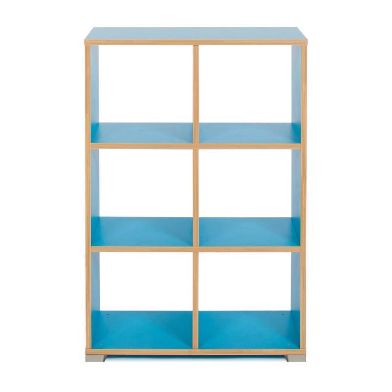 Storage Unit Candy Colours 6 Cube (3 x 2) Room Divider