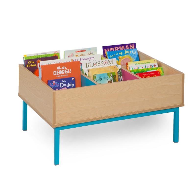 Storage Unit With Legs Candy Colours 6 Bay Kinderbox With Legs