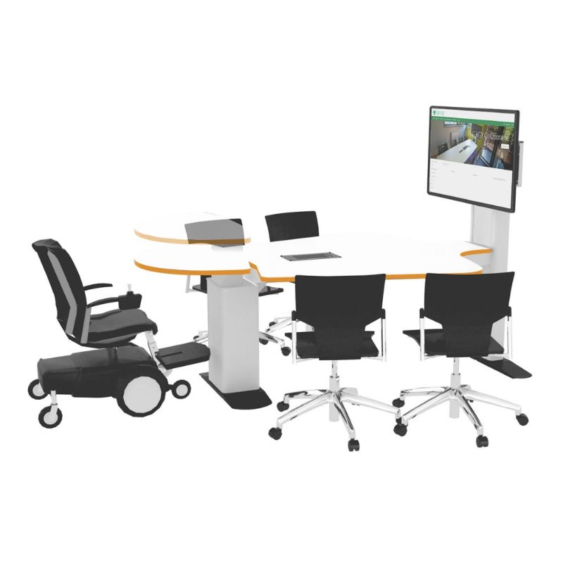 Plectrum Network Collaborative Height Adjustable Media Station