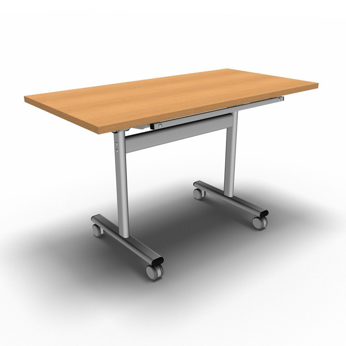 Table 1200 x 600 x 720mm / Rectangular / Beech Synergy Flip Top Tables