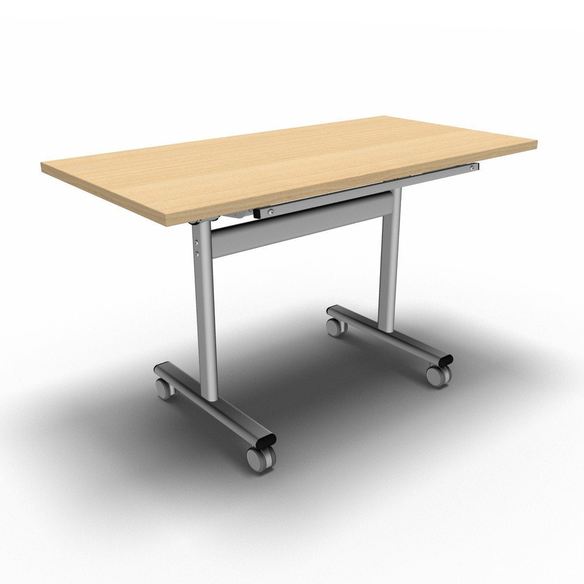 Table 1200 x 600 x 720mm / Rectangular / Maple Synergy Flip Top Tables