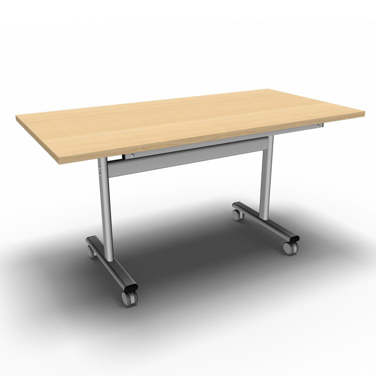 Table 1400 x 700 x 720mm / Rectangular / Maple Synergy Flip Top Tables