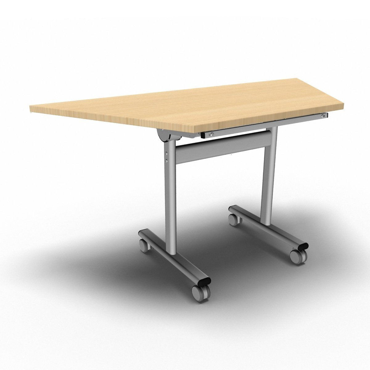 Table 1400 x 700 x 720mm / Trapezoidal / Maple Synergy Flip Top Tables