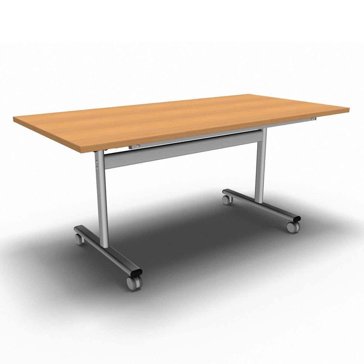 Table 1600 x 800 x 720mm / Rectangular / Beech Synergy Flip Top Tables