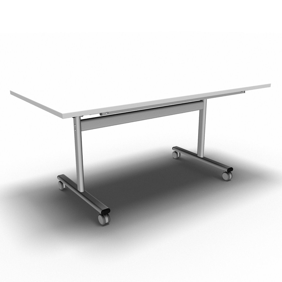 Table 1600 x 800 x 720mm / Rectangular / White Synergy Flip Top Tables