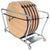 table storage trolley Storage Trolley For Round Folding Tables