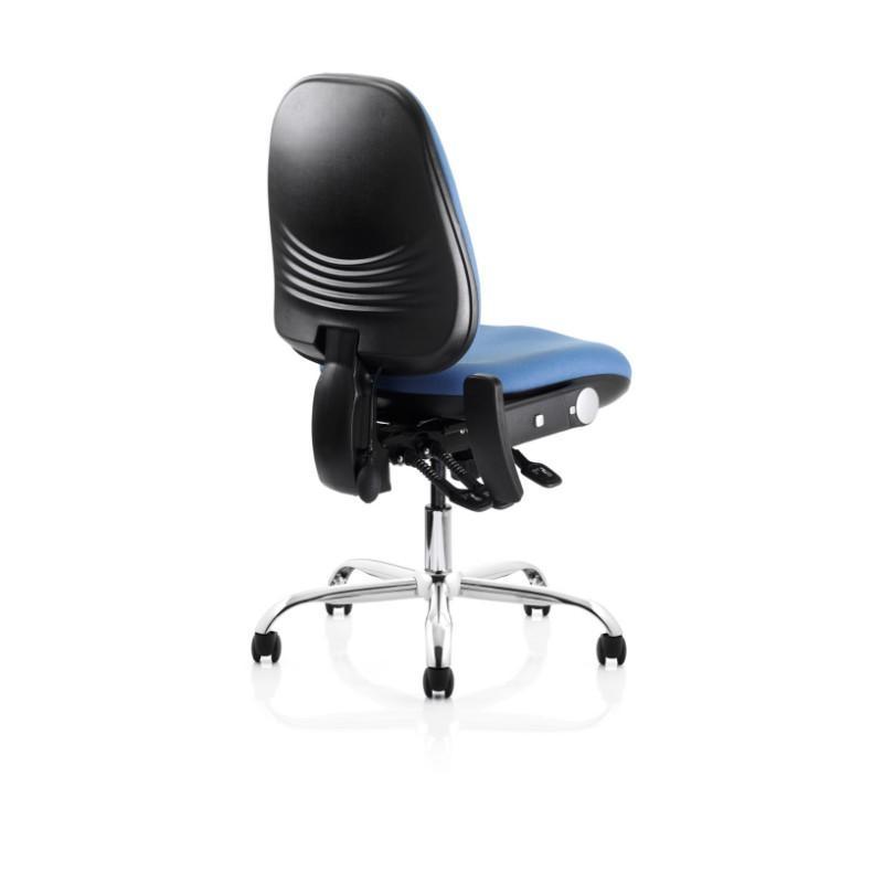 task chair Black Height Adjustable Arms / Black Nylon Spider Base / Standard Ergotek High Back Task Chair Black Height Adjustable Arms / Black Nylon Spider Base / Standard