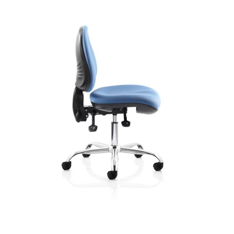 task chair Black Height Adjustable Arms / Black Nylon Spider Base / Standard Ergotek Mid Back Task Chair Black Height Adjustable Arms / Black Nylon Spider Base / Standard