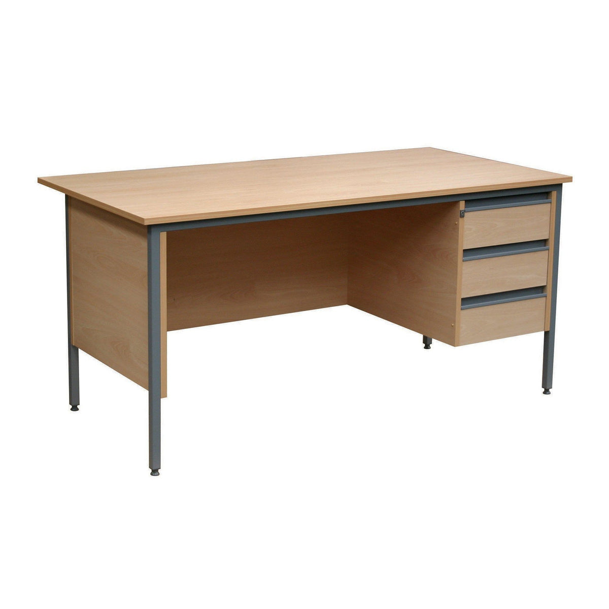 Teacher&#39;s Desks w1200 x d745 x h720 mm Teacher&#39;s Single Pedestal Desk w1200 x d745 x h720 mm