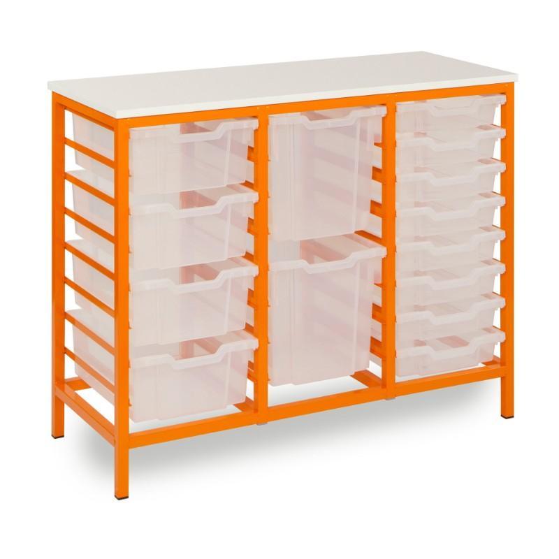 Tray Unit 24 Tray Metal Static Unit