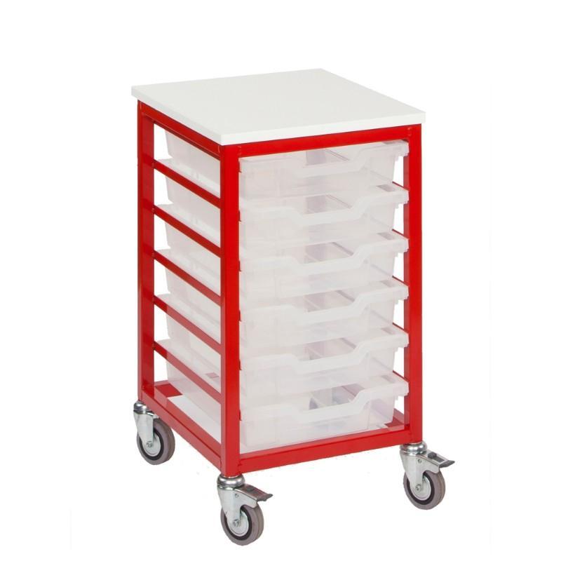 Tray Unit 6 Tray Mobile Metal Unit