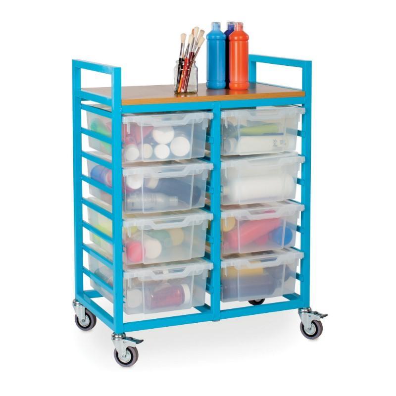 Tray Unit Art Storage Trolley