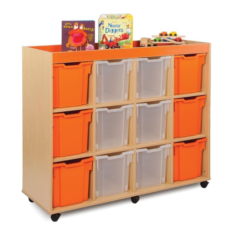 Tray Unit Candy Colours 12 Jumbo Tray Unit