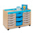 Tray Unit Candy Colours 18 Shallow Tray Unit