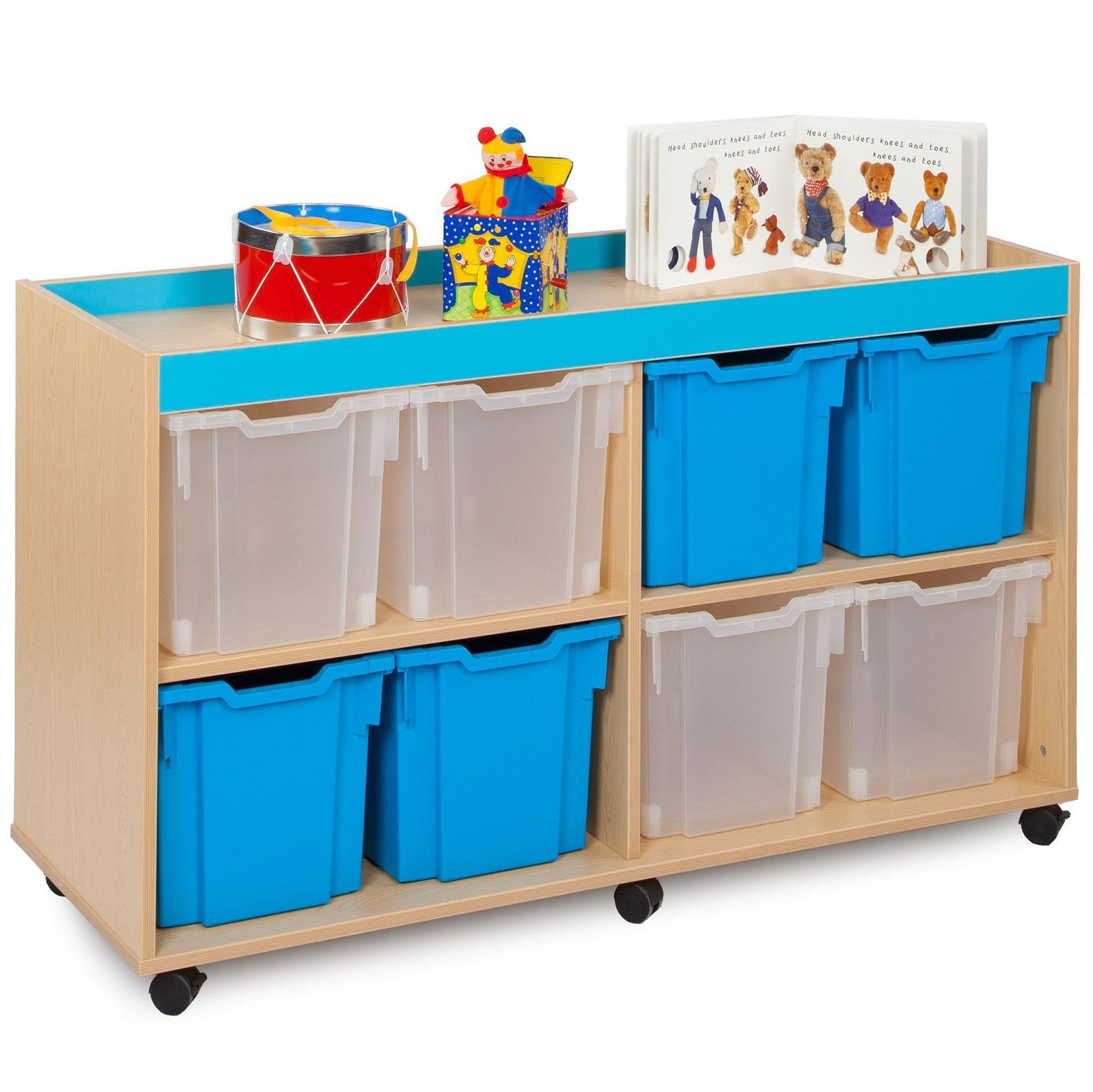 Tray Unit Candy Colours 8 Jumbo Tray Unit