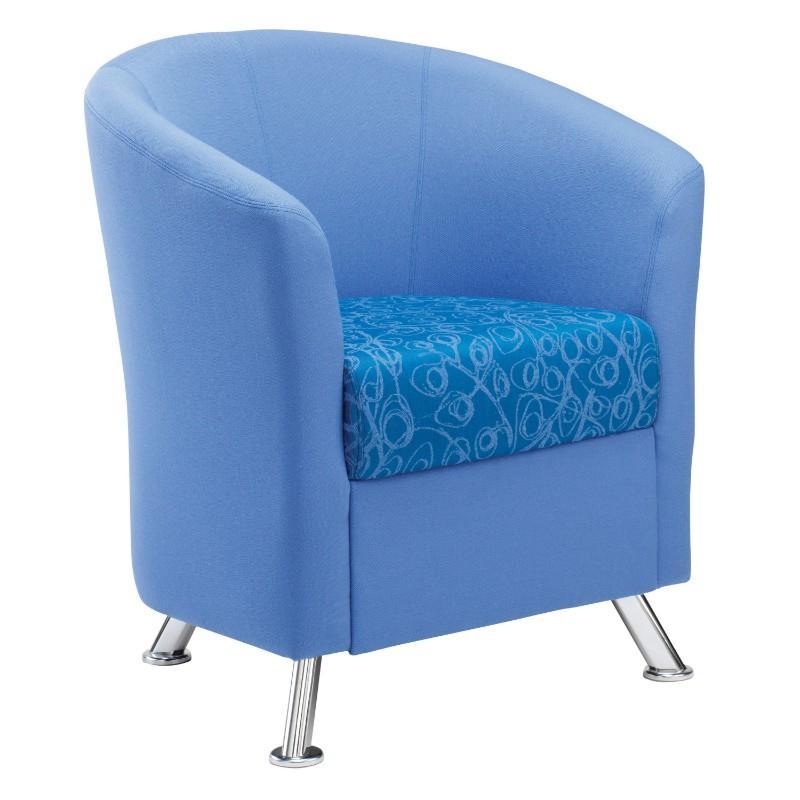 tub style chair Chair / Chrome Legs Signature Tub Chair / Chrome Legs